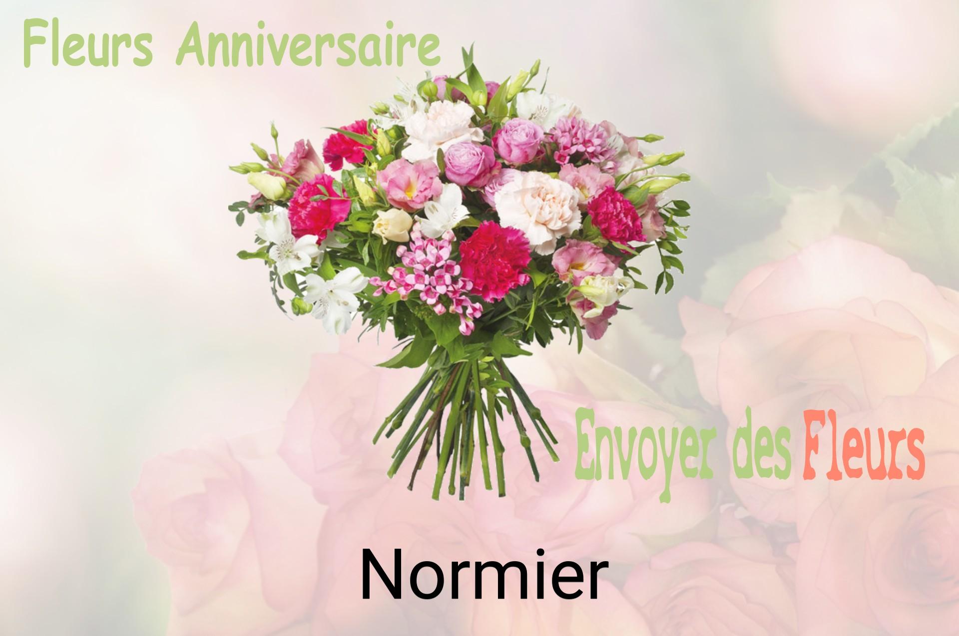 Bouquet de fleurs d’anniversaire livré à Normier